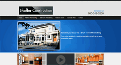 Desktop Screenshot of billshafferconstruction.com